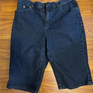 Ralph Lauren Dark Blue Jean Shorts size 10